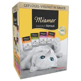 Meilleurs prix pour Mixte Ragoût Royal volaille en sauce Miamor - Pâtée pour chat
