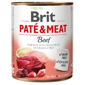 Meilleurs prix pour Beef Pate & Meat Adult Brit nourriture humide pour chien