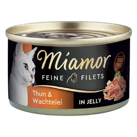 Comparer les prix de Filets Fins thon, œuf de caille Miamor - Nourriture pour Chat