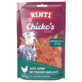 Meilleurs prix pour Chicko Plus Triangles à l'ail RINTI - Friandises pour Chien