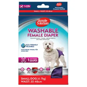 Meilleurs prix pour Couche lavable Simple Solution pour chien - taille S, 1 couche