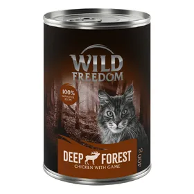 Meilleurs prix pour Wild Freedom Adult lot mixte II (2 x poulet, 2 x colin, bœuf, canard) - Pâtée pour chat