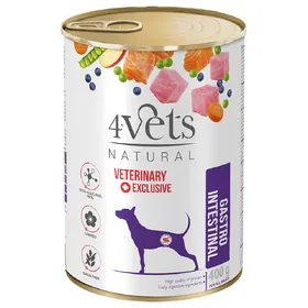 Comparer les prix de 400g 4Vets Natural chien gastro intestinal nourriture pour chien humide