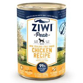 Meilleurs prix pour 6x 390g Ziwi Peak avec poulet nourriture pour chien humide