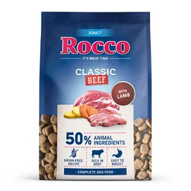 Comparer les prix de Rocco Adult Classic Bœuf avec agneau - 1 kg