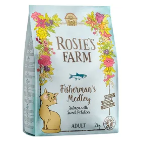 Comparer les prix de Adult saumon, patates douces Rosie's Farm - Croquettes pour chat