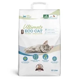 Comparer les prix de Litière agglomérante Ultimate Eco Cat pour chat - 10 L
