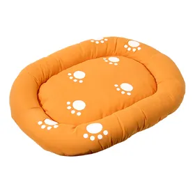 Meilleurs prix pour Panier Chat Rebord rembourré Orange L45xl35cm Panier Smilla pour chat