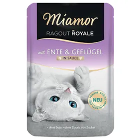 Meilleurs prix pour Canard, volaille Ragoût Royal en sauce Miamor - Nourriture pour Chat