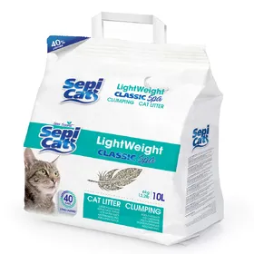 Comparer les prix de Litière Sepicat LightWeight Classic Spa pour chat - 10 L