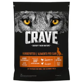 Comparer les prix de Crave Adult dinde, poulet - 1 kg