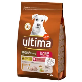 Meilleurs prix pour Ultima Mini Senior, poulet pour chien - 2 x 3 kg