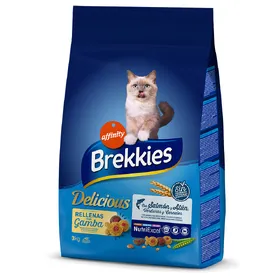 Comparer les prix de Brekkies Delicious poisson pour chat  - 3 kg