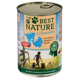 Comparer les prix de Lot Best Nature Junior 12 x 400 g pour chiot - veau, dinde, pâtes