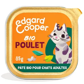 Meilleurs prix pour Edgard & Cooper Adult Pâté bio sans céréales 85 g pour chat - poulet bio