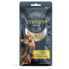 Comparer les prix de Encore Filet de poulet au romarin pour chat - 6 x 30 g