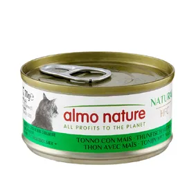 Comparer les prix de Almo Nature HFC Natural 6 x 70 g pour chat - thon, maïs