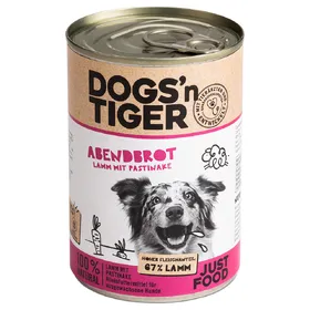 Comparer les prix de Dogs'n Tiger Adult 6 x 400 g - agneau, panais
