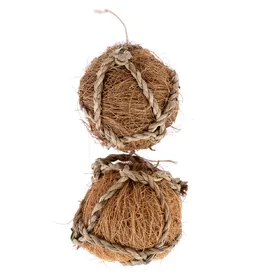 Meilleurs prix pour TIAKI Coco Fiber Ball Set de 2 pièces Ø6cm petit animal