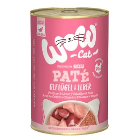 Comparer les prix de WOW Cat Junior 6 x 400 g pour chaton - volaille, foie