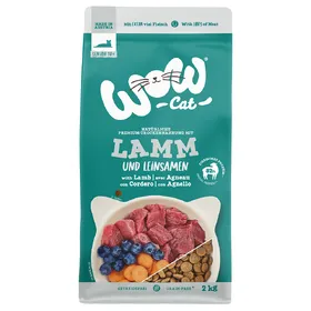 Meilleurs prix pour WOW Cat Senior 10+ agneau - 2 kg