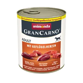 Comparer les prix de Lot animonda GranCarno Original 12 x 800 g pour chien - cœurs de volaille