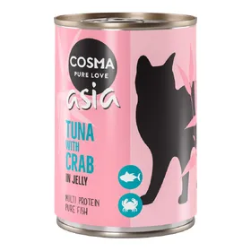 Meilleurs prix pour Thon/crabe Cosma Thai Nourriture pour chat en gelée