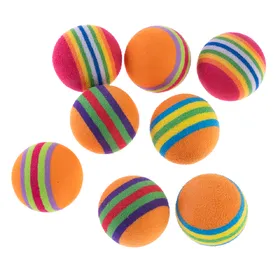 Comparer les prix de zooplus Basics Lot de balles de jeu pour chats 8 balles
