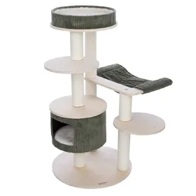 Comparer les prix de arbre à chat Modern Living Helsinki M 58x58x112cm, vert chat