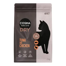 Meilleurs prix pour Cosma thon, poulet pour chat - 2 kg