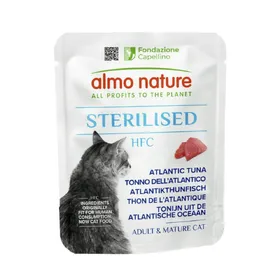 Meilleurs prix pour 6x 50 g Almo Nature HFC Sterilised thon de l'Atlantique, nourriture humide pour chats