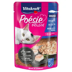 Comparer les prix de 23x85g Vitakraft Poésie Délice saumon humide pour chats