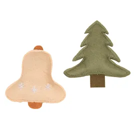 Meilleurs prix pour TIAKI Set de jouets pour chats Arbre de Noël & Jeu de 2 clochettes