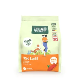 Meilleurs prix pour 900g Green Petfood Veggie Dog avec lentille rouge nourriture sèche pour chiens