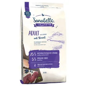 Comparer les prix de Adult truite & Adult autruche Sanabelle - Croquettes pour chat