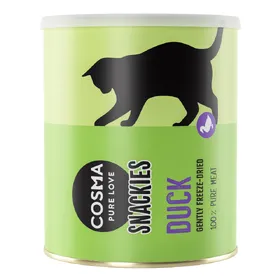 Meilleurs prix pour Lots économiques Maxi Tube Cosma Snackies - 3 x canard (360 g)