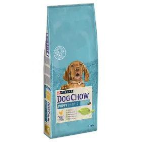 Comparer les prix de PURINA DOG CHOW Puppy au Poulet - Croquettes pour chiot-