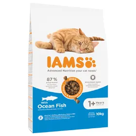 Meilleurs prix pour Adult Iams Poisson de mer/poulet Croquettes pour chat