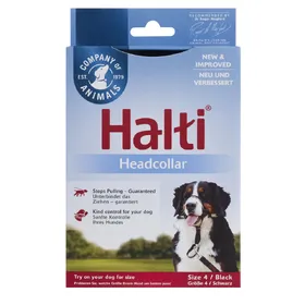Comparer les prix de Licol Halti, noir taille 4 bouvier bernois, dogue, rottweiler - pour chien