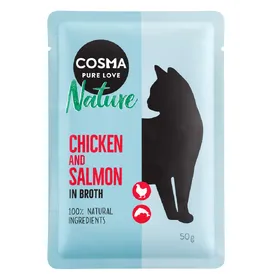 Meilleurs prix pour Cosma Nature 6 x 50 g - poulet, saumon