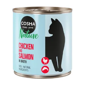 Meilleurs prix pour Cosma Nature poulet, saumon - Pâtée pour chat