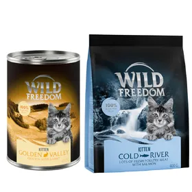 Comparer les prix de Wild Freedom Kitten 6 x 400 g pour chaton - Golden Valley - lapin, poulet