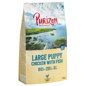 Comparer les prix de Purizon Puppy Large poulet, poisson - sans céréales pour chiot - 2 x 12 kg