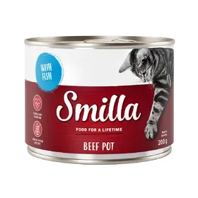 Meilleurs prix pour Smilla bœuf 6 x 200 g pour chat - bœuf, poisson