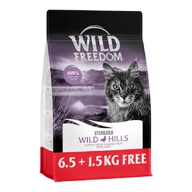 Comparer les prix de Wild Hills Sterilised, canard Wild Freedom Croquettes pour chat