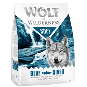 Meilleurs prix pour Wolf of Wilderness Soft Blue River, saumon - Croquettes pour chien