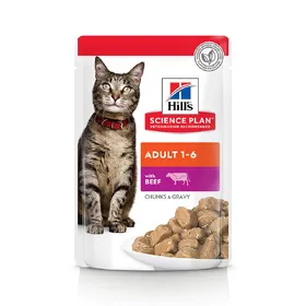 Meilleurs prix pour Bœuf Adult 1-6 Optimal Care Hill's Science Plan - Nourriture pour Chat