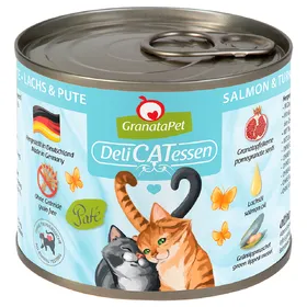 Meilleurs prix pour Saumon, dinde DeliCatessen GranataPet Nourriture humide pour chat
