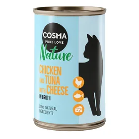 Comparer les prix de Cosma Nature 6 x 140 g - poulet, thon, fromage
