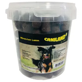 Meilleurs prix pour Caniland Saucisses d'agneau arôme fumé - Friandises pour chien
